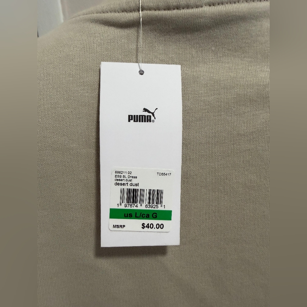 NWT Puma Women's Beige sport dress size L - Picture 3 of 7